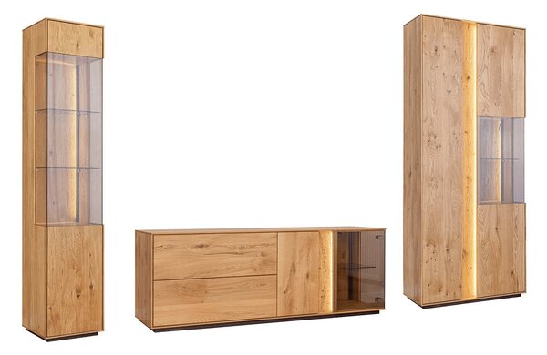 Set lemn masiv Living Aurora I Stejar