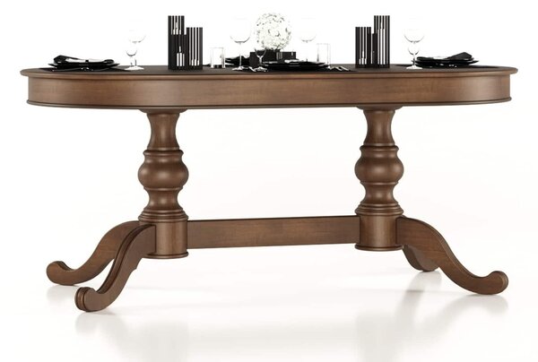 Masă lemn masiv de Dining Seraphia, 180 × 100 × 79 cm
