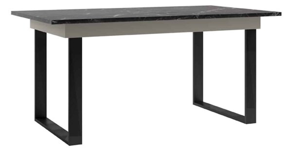 Masă lemn masiv crem Dining Santiago I Extensibilă 160/, 200 × 90 × 77 cm