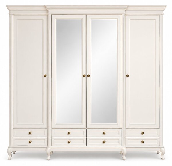 Dulap lemn masiv Palermo, 278,8 × 61,4 × 260,1 cm