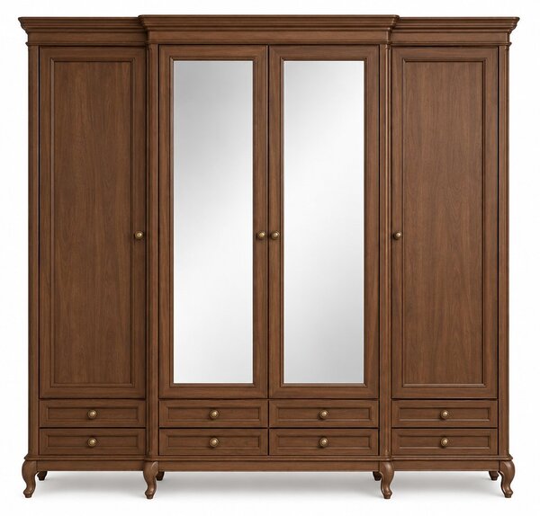 Dulap lemn masiv Palermo, 278,8 × 61,4 × 260,1 cm