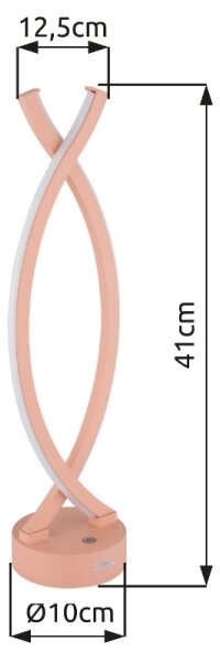 Globo 58457P - Lampă de birou LED tactilă reglabilă HELA LED/1W/3,7V roz