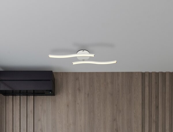 Lustră LED aplicată Globo 67178W TYLER LED/12W/230V