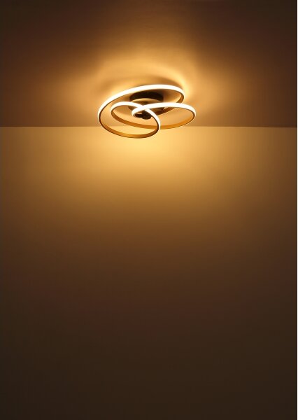 Lustră LED aplicată Globo 67183-40G GLYXAR LED/40W/230V