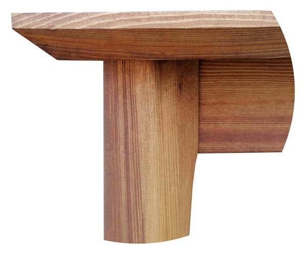 Masă lemn masiv Dining Timeless Whisky, 120 × 80 × 76 cm