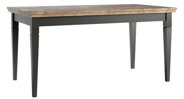 Masă lemn masiv Extensibilă Jardon 160/200/ Grafit, 240 × 90 × 79 cm
