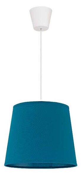 Lustră pe cablu Duolla SOLO 1xE27/40W/230V d. 24 cm albastru