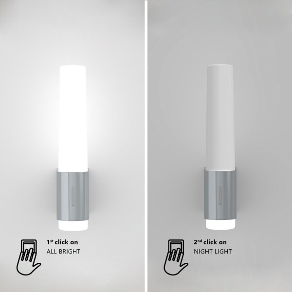 Aplică LED dimabilă pentru baie Nordlux HELVA LED/6,8W/230V IP44