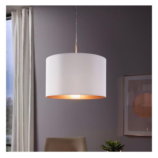 Lustră pe cablu Eglo 78695 PASTERI 1xE27/60W/230V alb