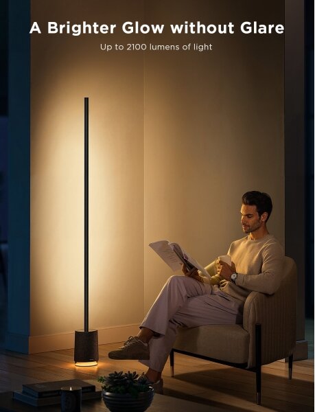 Lampadar LED cu difuzor Govee Pro RGBICWW Wi-Fi + telecomandă