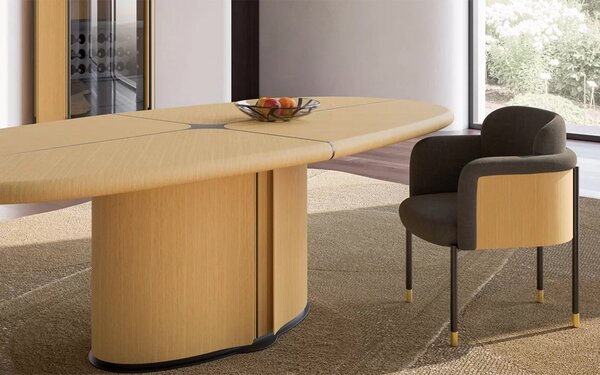 Masă lemn masiv Dining Marquesa, 260 × 76 × 120 cm