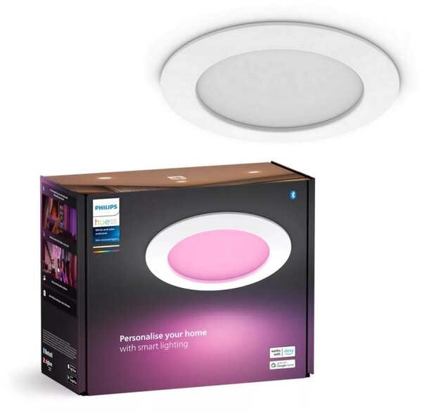Corp de iluminat LED RGBW dimabil pentru baie Philips Hue SLIM LED/12W/230V IP44