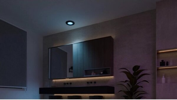 SET 3x corp de iluminat LED RGBW dimabil pentru baie Philips Hue SLIM LED/8,3W/230V