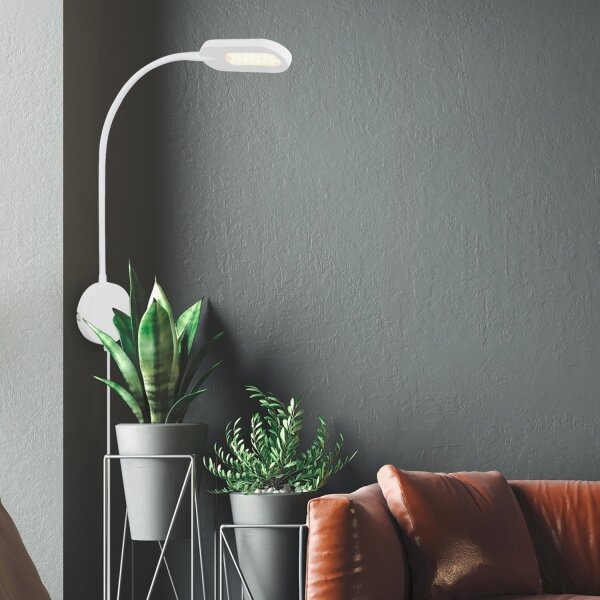 Lampă LED flexibilă dimabilă de perete Briloner 2177016 LED/6W/230V alb