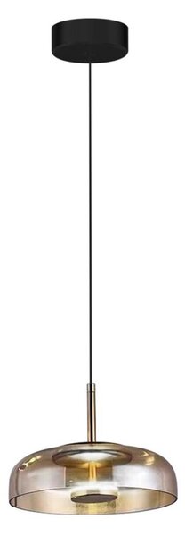 Lustră LED pe cablu VETRO LED/6W/230V bej/negru
