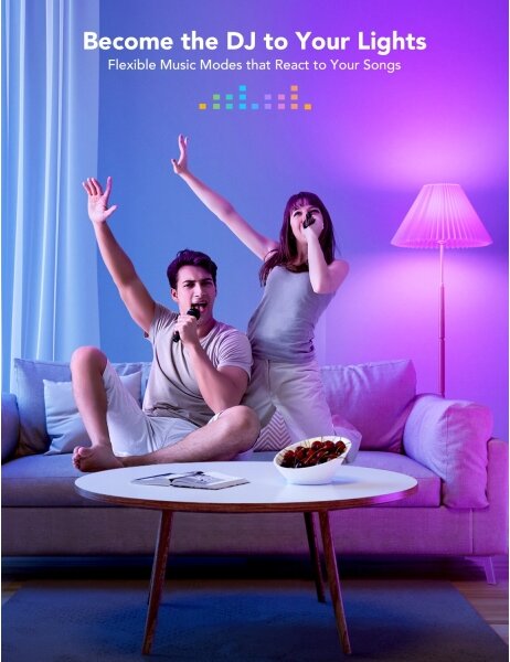 Bec LED RGBWW dimabil Govee Smart E27/12W/230V 2700-6500K Wi-Fi