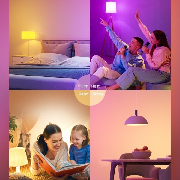 Bec LED RGBWW dimabil Govee Smart E27/12W/230V 2700-6500K Wi-Fi