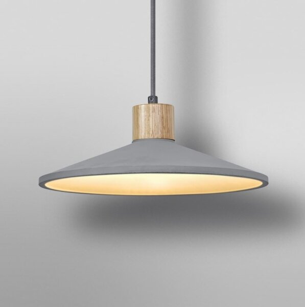Lustră pe cablu Ledvance DECOR CONCRETE 1xE27/15W/230V d. 32 cm gri ciment