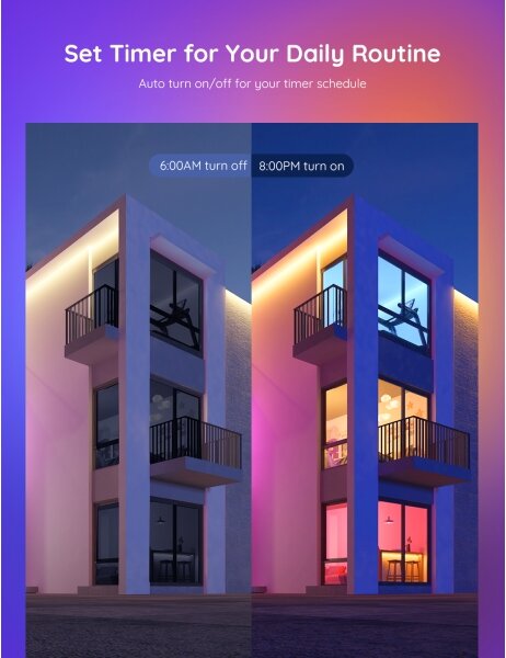 Bec LED RGBWW dimabil Govee Smart E27/12W/230V 2700-6500K Wi-Fi