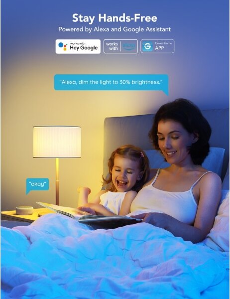 Bec LED RGBWW dimabil Govee Smart E27/12W/230V 2700-6500K Wi-Fi