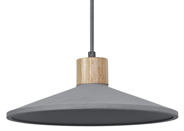 Lustră pe cablu Ledvance DECOR CONCRETE 1xE27/15W/230V d. 32 cm gri ciment