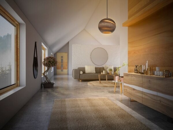 Lustră pe cablu Ledvance DECOR CARDBOARD 1xE27/15W/230V d. 26 cm