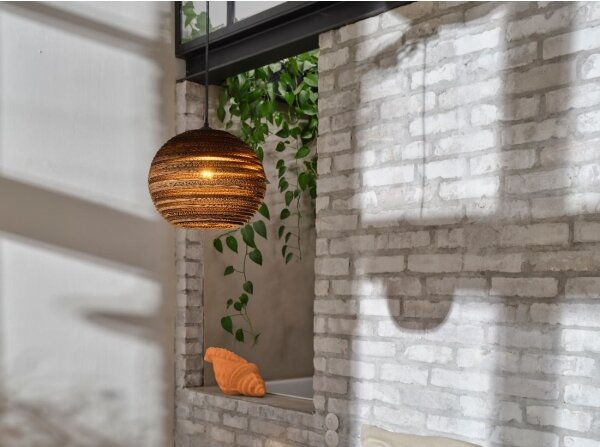 Lustră pe cablu Ledvance DECOR CARDBOARD 1xE27/15W/230V d. 26 cm