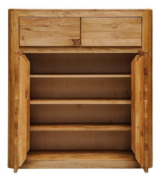 Dulap stejar masiv Pantofi Dotti, 100 × 37 × 111 cm