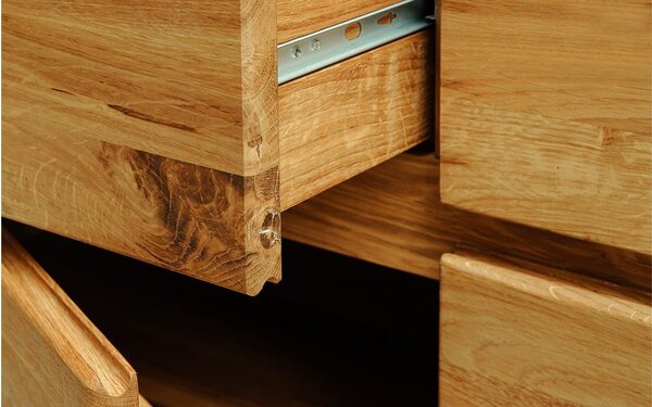 Dulap stejar masiv Pantofi Dotti, 100 × 37 × 111 cm