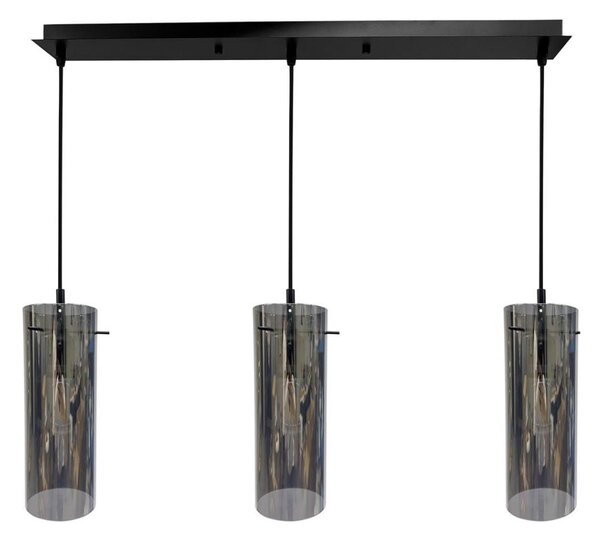 Lustră pe cablu PADOVA 3xE27/15W/230V negru