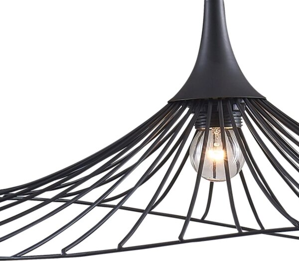 Lustră pe cablu ARIELLE 1xE27/20W/230V d. 50 cm negru