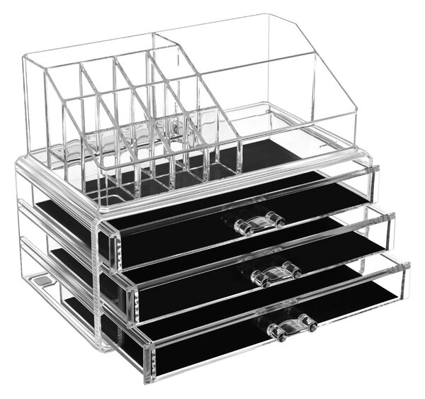 Organizator cosmetice, suport pentru machiaje cu 3 sertare | SONGMICS
