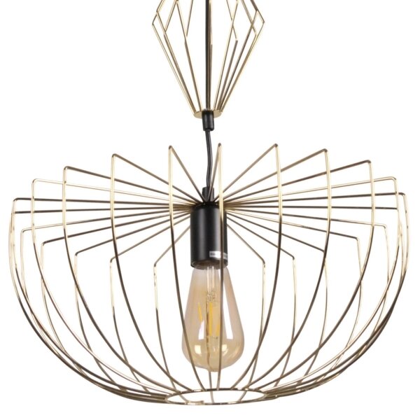 Lustră pe cablu JASMINA 1xE27/20W/230V d. 40 cm auriu