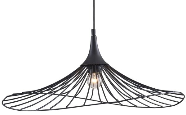 Lustră pe cablu ARIELLE 1xE27/20W/230V d. 50 cm negru
