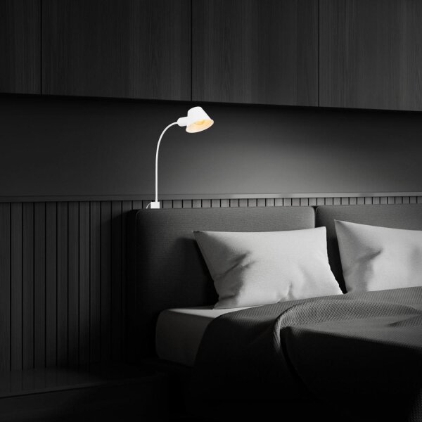 Lampă flexibilă de perete Briloner 2079-016 1xE27/10W/230V alb
