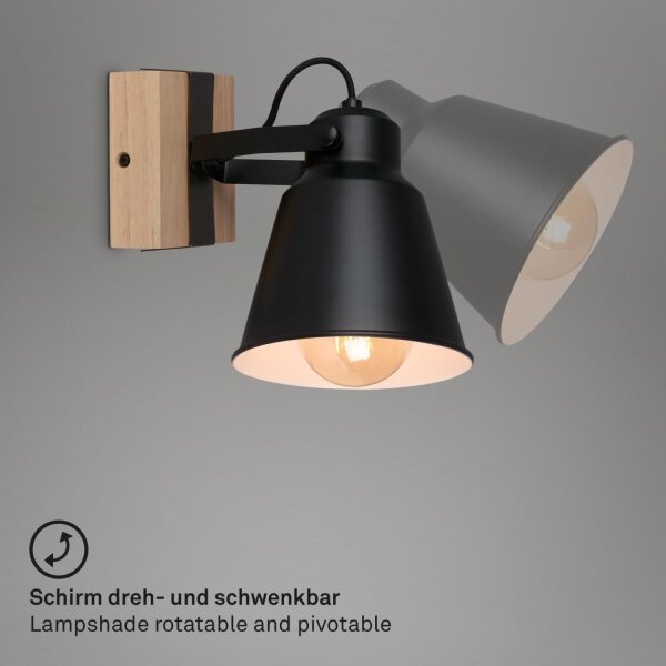 Spot de perete Brilo TALLE 1xE27/40W/230V