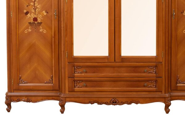 Dulap lemn masiv Isadora, 260 × 66 × 245 cm