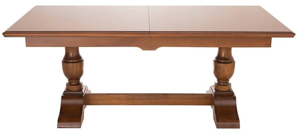 Masă lemn masiv Extensibilă Dining Erika, 200 × 100 × 80 cm