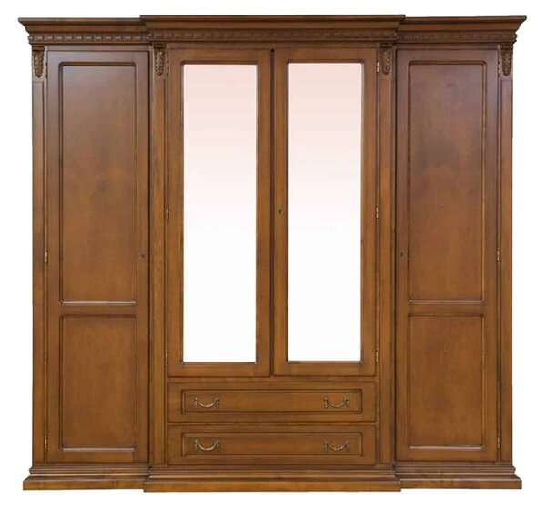 Dulap lemn masiv Bernhard 4 Usi, 234 × 67 × 218 cm