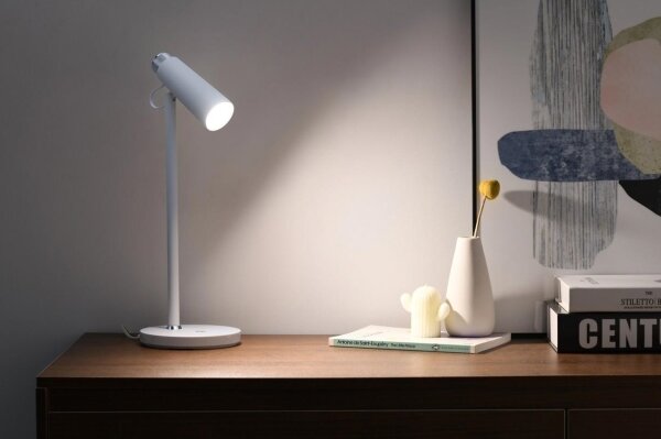Lampă LED dimabilă de masă cu încărcare fără fir Qi Immax 08990L TIT LED/12W/230V alb