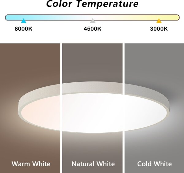Plafonieră LED dimabilă Immax NEO 07253L SEMPLICI 60W/230V Wi-Fi Tuya alb + telecomandă