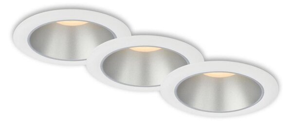 SET 3x corp de iluminat LED încastrat pentru baie Briloner 7041-036 LED/4,9W/230V alb