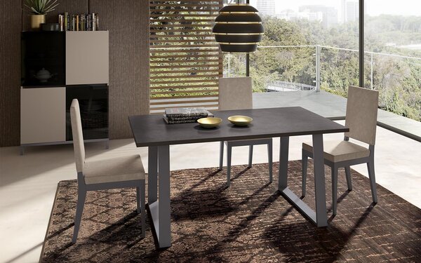 Masă lemn masiv de dining Kara Personalizabilă - 120x85 cm, Fără extensie