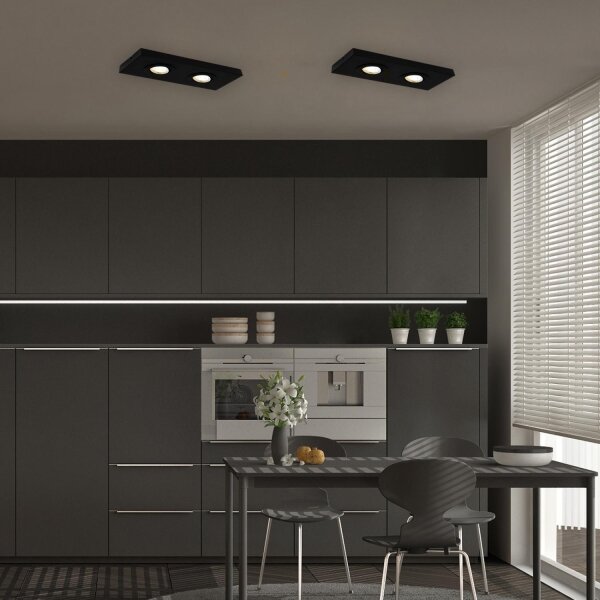 Spot LED Briloner 3996026 CTS 2xLED/4W/230V 2700/4000K negru