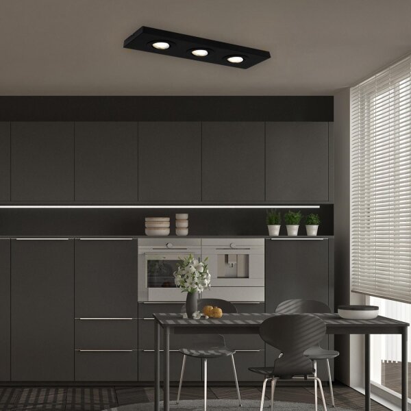 Spot LED Briloner 3996035 CTS 3xLED/4W/230V 2700/4000K negru
