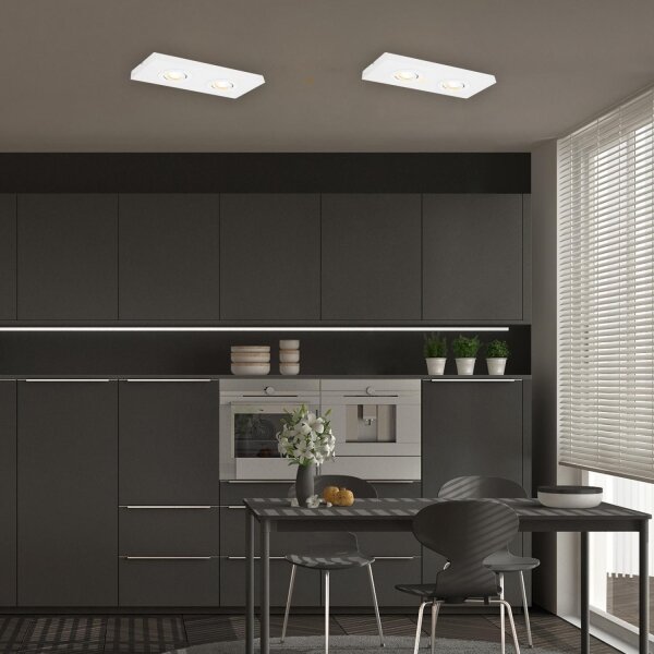 Spot LED Briloner 3996026 CTS 2xLED/4W/230V 2700/4000K alb