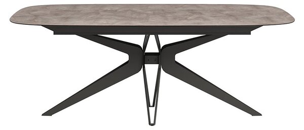 Masă lemn masiv de dining Narla cu blat fix - 200 cm