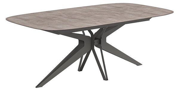 Masă lemn masiv de dining Narla cu blat fix - 200 cm