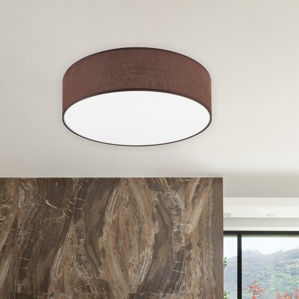 Plafonieră LED Brilagi SIRIJA LED/24W/230V d. 45 cm maro