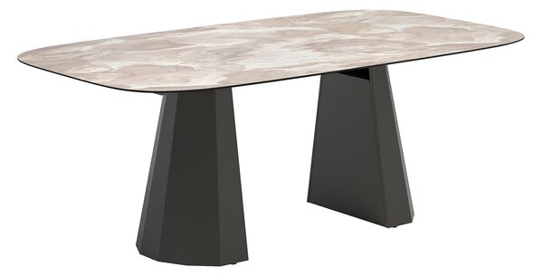 Masă lemn masiv de dining Sable 200/275/400×120 cm - 200 cm
